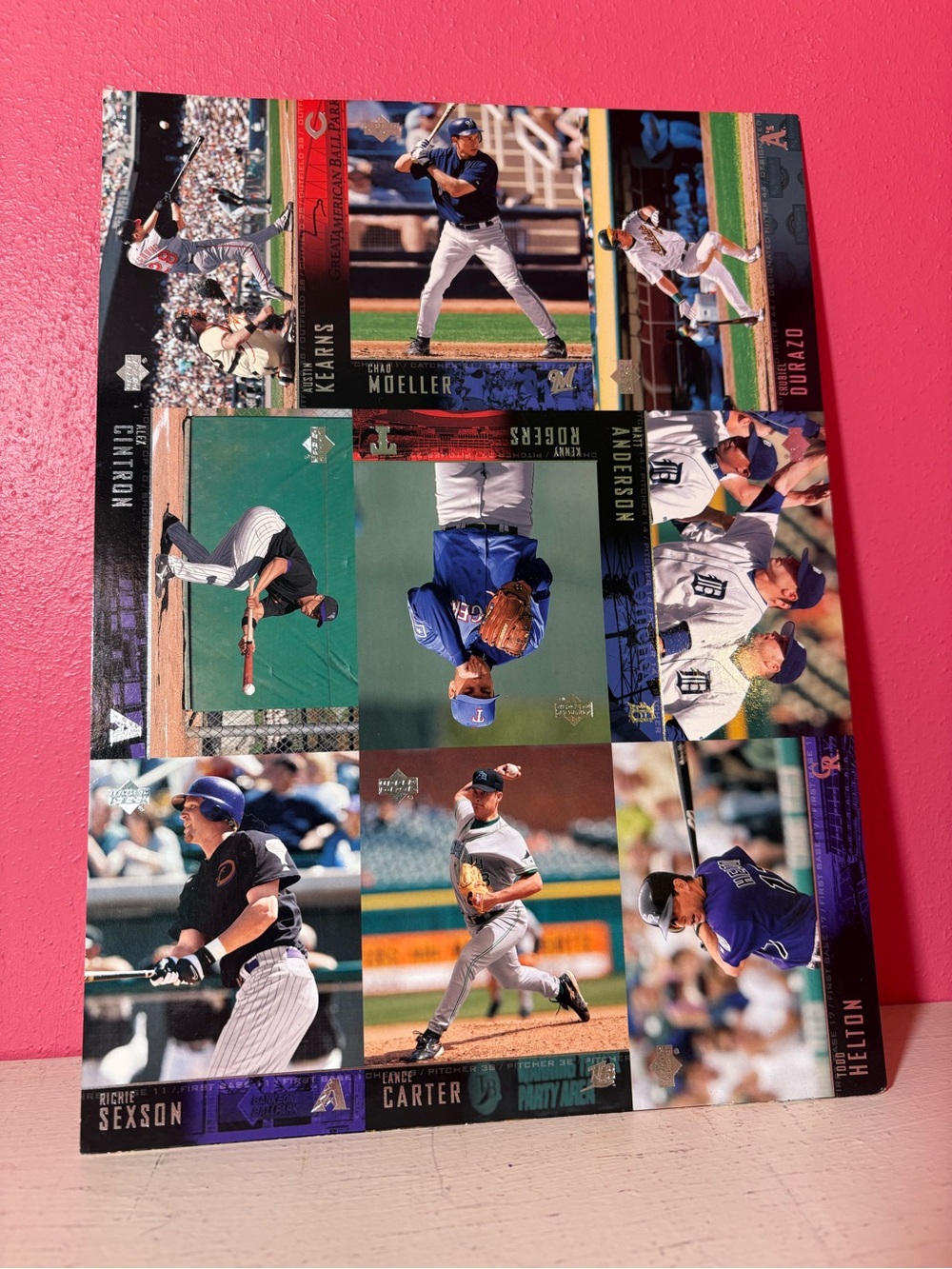 VINTAGE Upper Deck 2004 Baseball Uncut Cards MLB GUC Sexson Rogers Kearns Durazo